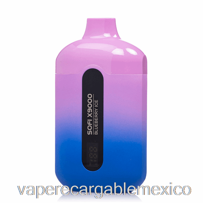 Vape Recargable Sofi X9000 Inteligente Desechable Arándano Hielo